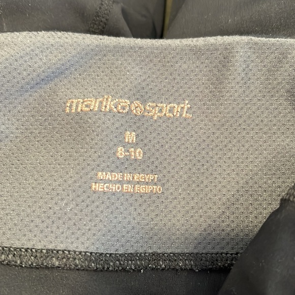 Marika Black Leggings size medium 8-10. - Picture 6 of 7